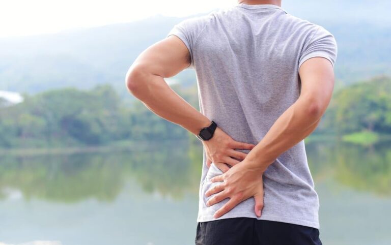 Yoga for back pain relief and issues like spondylolisthesis.