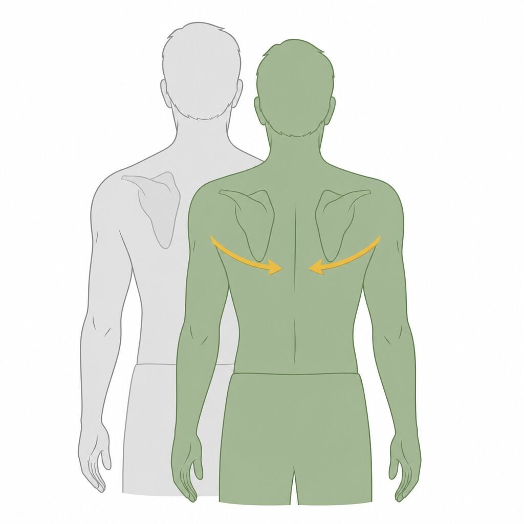 Shoulder Retraction movement illustration