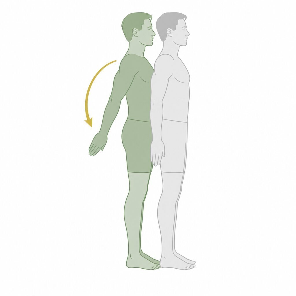 Shoulder Extension movement illustration