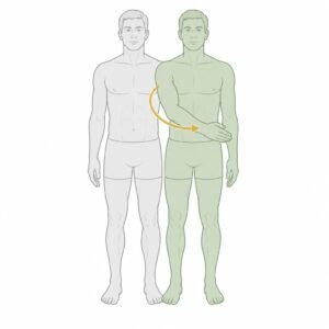 Shoulder Internal Rotation movement illustration