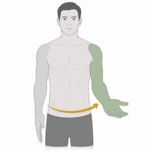 Elbow Supination movement illustration