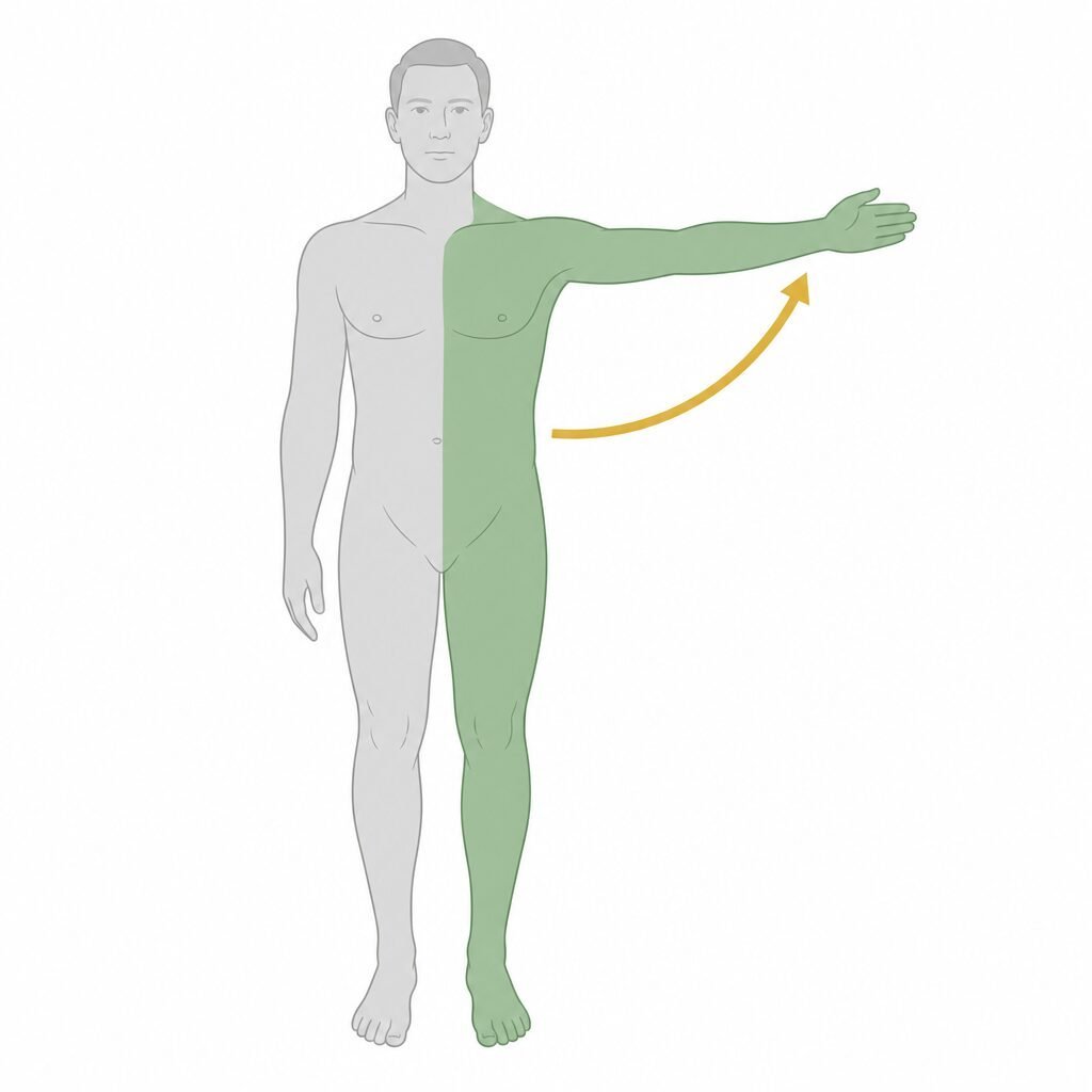 Shoulder Abduction movement illustration