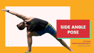 Side angle pose, Uttitha Parsvakonasana, for strength and flexibility in yoga practice.