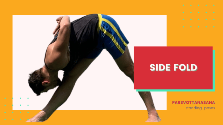 Parsvottanasana: Deep side fold yoga pose for improved flexibility and alignment.
