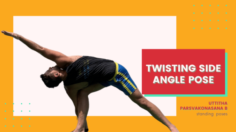 Twisting Side Angle Pose: Strengthen your core and enhance flexibility with this yoga pose.